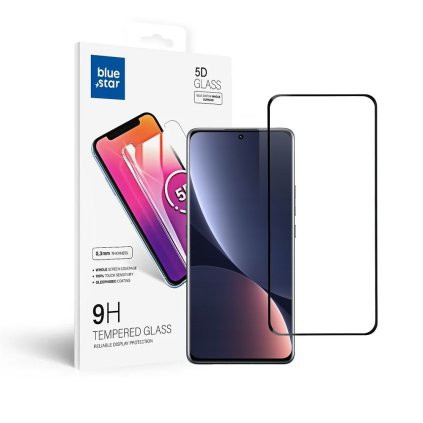 Tvrdené sklo 5D Blue Star 5D - XIAOMI 12 Pro  - okraj čierny