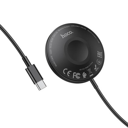 Bezdrôtová nabíjačka HOCO Soarer 2v1 pre MagSafe a Apple Watch čierna (CW34)