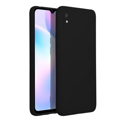 Moderný kryt SILICONE pre XIAOMI Redmi 9A / 9AT čierny