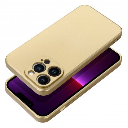 Elegantné puzdro METALLIC Case pre IPHONE 14 zlaté