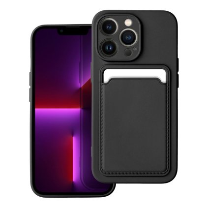 Puzdro CARD Case pre IPHONE 13 Pro čierne