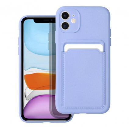 Puzdro CARD Case pre IPHONE 11 fialové