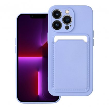 Puzdro CARD Case pre IPHONE 13 Pro fialové