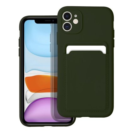Puzdro CARD case pre IPHONE 11 zelené