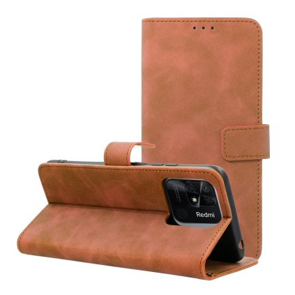 Obal TENDER Book pre XIAOMI Redmi 10C hnedý
