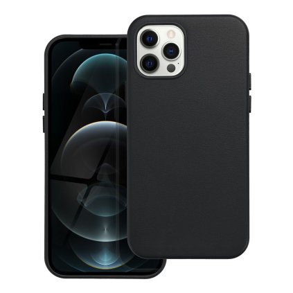 Kožený obal Mag Cover pre IPHONE 12 PRO čierny