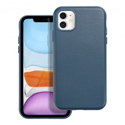 Kožený obal Mag Cover pre IPHONE 11 tmavo modrý