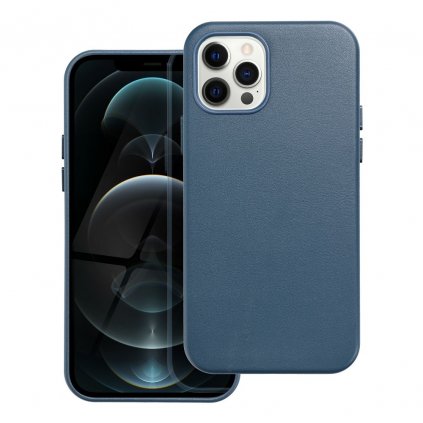 Kožený obal Mag Cover pre IPHONE 12 PRO tmavo modrý