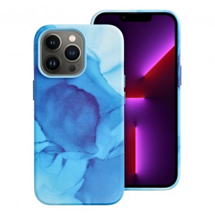 Kožený obal Mag Cover pre IPHONE 13 PRO modrý