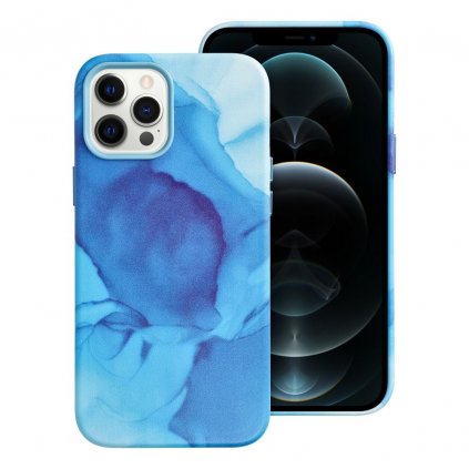 Kožený obal Mag Cover pre IPHONE 12 PRO MAX modrý