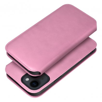 Obal Dual Pocket book pre IPHONE 14 PRO MAX ružový