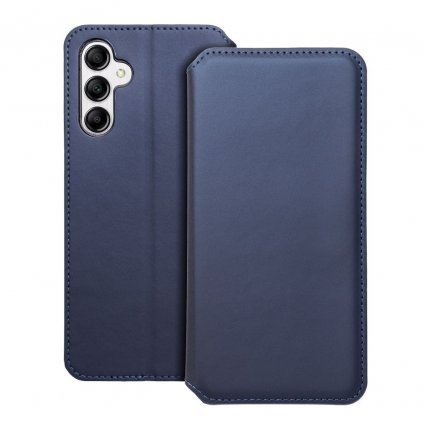 Obal Dual Pocket book pre SAMSUNG A14 4G / A14 5G tmavo modrý