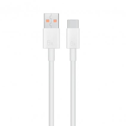 Originál Huawei USB-C kábel SuperCharge LX04072043 6A (max 66W) biely