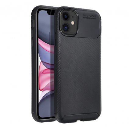 Kryt CARBON PREMIUM pre IPHONE 11 čierny