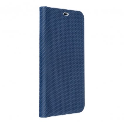Puzdro LUNA Book Carbon pre Xiaomi  Redmi 12C modré