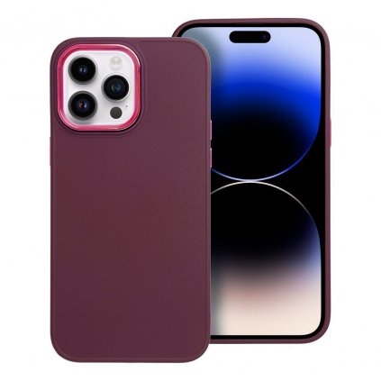 Štýlový kryt FRAME Case pre IPHONE 14 Pro Max fialový