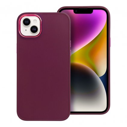 Štýlový kryt FRAME Case pre IPHONE 14 Plus fialový