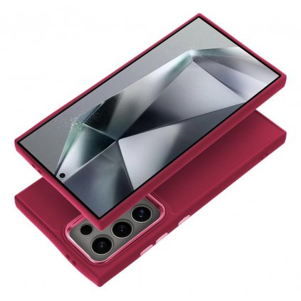 Štýlový kryt FRAME Case pre SAMSUNG A14 4G / A14 5G červený