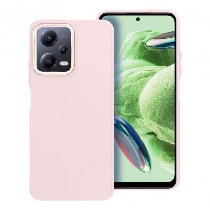 Štýlový kryt FRAME Case pre XIAOMI Redmi NOTE 12 5G ružový