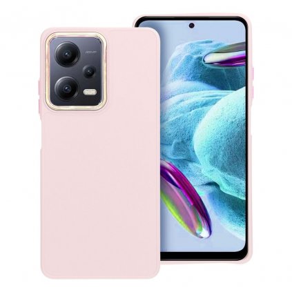 Štýlový kryt FRAME Case pre XIAOMI Redmi NOTE 12 PRO 5G ružový