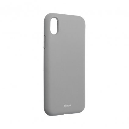 Puzdro Roar Colorful Jelly Case pre iPhone XR šedé