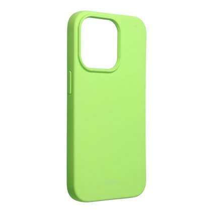 Puzdro Roar Colorful Jelly Case pre iPhone 14 Pro limetkové