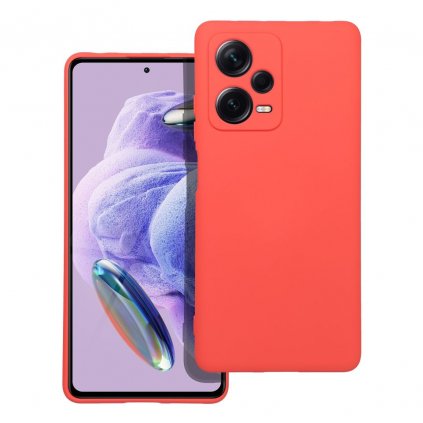 Moderný kryt SILICONE pre XIAOMI Redmi NOTE 12 PRO+ 5G broskyňový