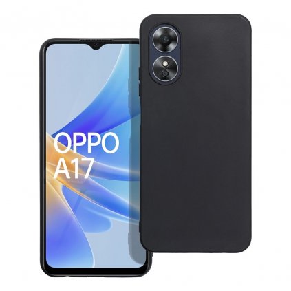 Kryt na telefón MATT Case pre OPPO A17 čierny