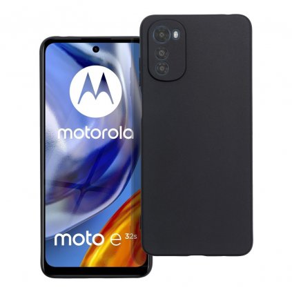 Kryt na telefón MATT Case pre MOTOROLA E32 / E32S čierny