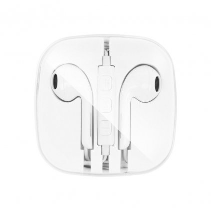 Stereo slúchadlá pre Apple iPhone Lightning 8-pin NEW BOX biele