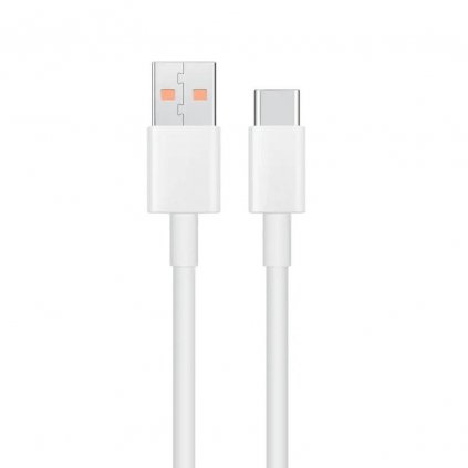 Originálny USB kábel - Xiaomi USB typ C 6A (Mi 11 Ultra/Mi11Pro/Mi11T/Mi11T Pro) biely