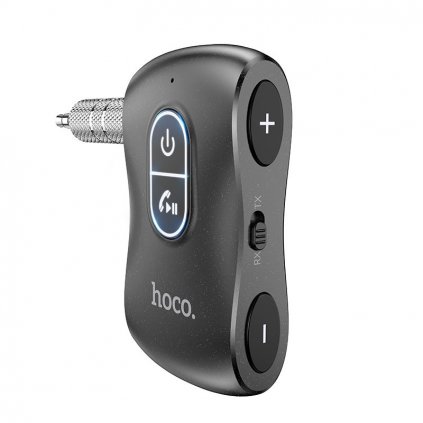 FM vysielač HOCO bluetooth AUX E73 Pro Journey čierny