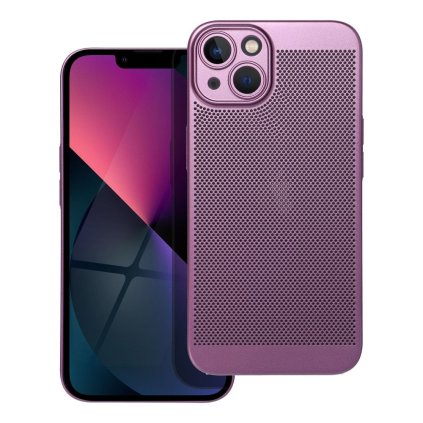 Štýlový kryt BREEZY case pre IPHONE 13 fialový