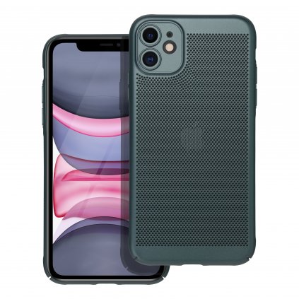 Štýlový kryt BREEZY Case pre IPHONE 11 zelený