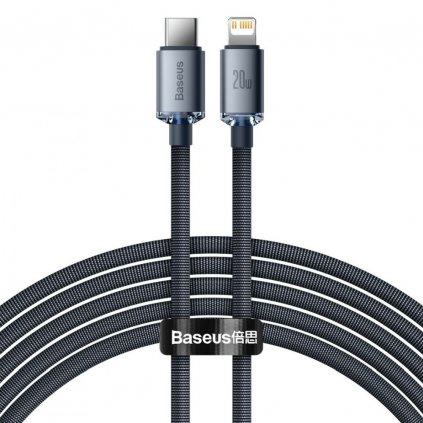 BASEUS kábel USB-C > Lightning PD20W 2m šedý CAJY000301