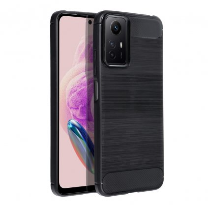 Puzdro CARBON pre XIAOMI Redmi NOTE 12S čierne