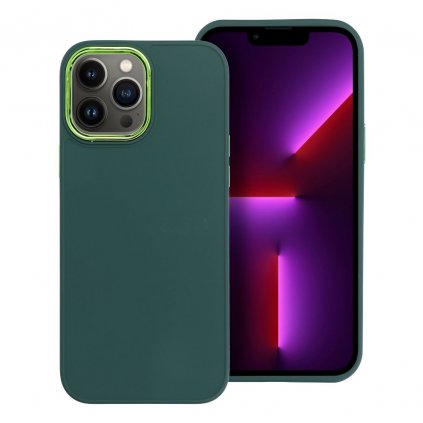 Štýlový kryt FRAME Case pre IPHONE 13 PRO zelený