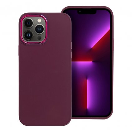 Štýlový kryt FRAME Case pre IPHONE 13 PRO MAX fialový