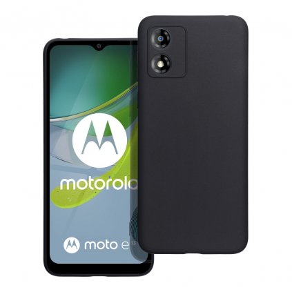 Kryt na telefón MATT Case pre MOTOROLA E13 čierny