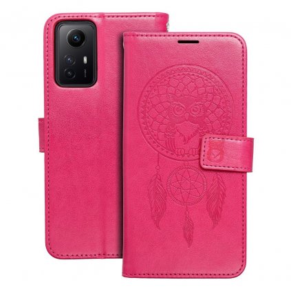 Puzdro MEZZO Book pre XIAOMI Redmi NOTE 12S lapač snov - magenta