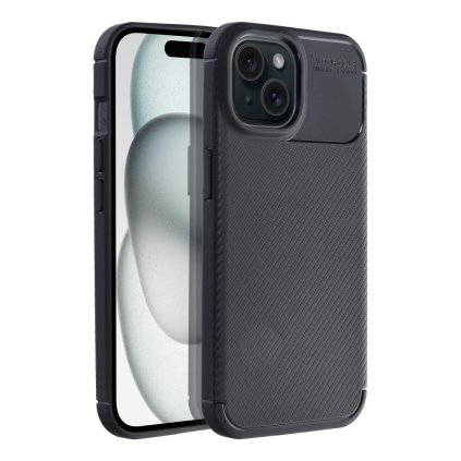 Kryt Case CARBON PREMIUM for IPHONE 15 čierny