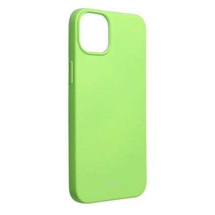 Puzdro Roar Colorful Jelly Case pre iPhone 15 Plus limetkové