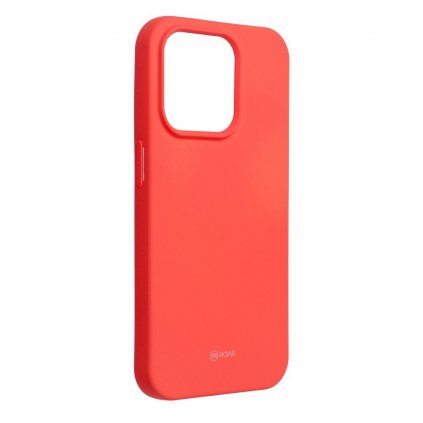 Puzdro Roar Colorful Jelly Case pre iPhone 15 Pro oranžové