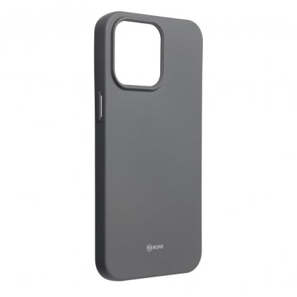 Puzdro Roar Colorful Jelly Case pre iPhone 15 Pro Max šedé