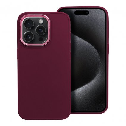 Štýlový kryt FRAME Case pre IPHONE 15 Pro fialový