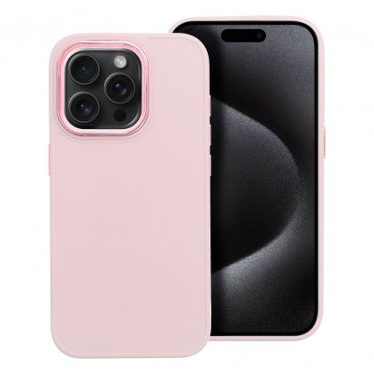 Štýlový kryt FRAME Case pre IPHONE 15 Pro ružový