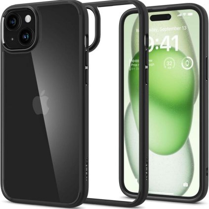 Puzdro  SPIGEN case ULTRA HYBRID pre IPHONE 15 Plus čierne