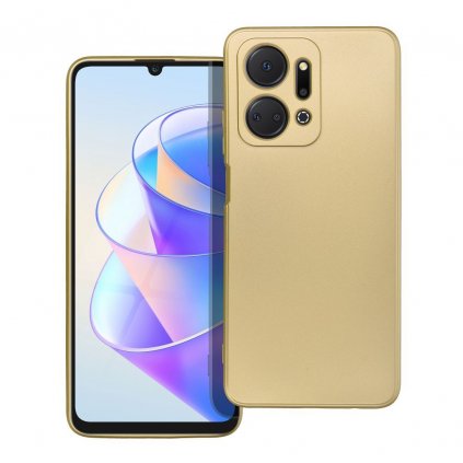 Elegantné puzdro METALLIC Case pre HONOR X7A zlaté