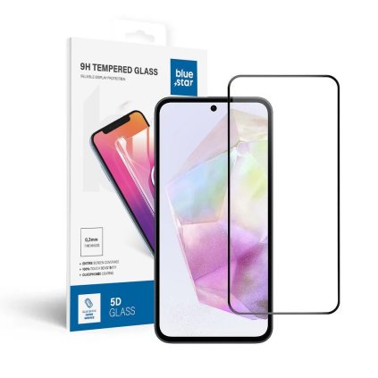 Tvrdené sklo 5D Blue Star - SAMSUNG A35 5G   - okraj čierny