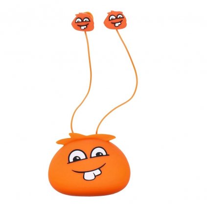 Slúchadlá JELLIE MONSTER Orange YLFS-01 Jack 3,5 mm oranžová